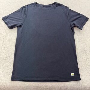 Vuori Shirt Mens Small Blue Tuvalu Lightweight Performance Stretch Pima Cotton